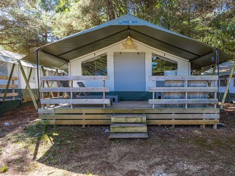 TENTE TOILE ET BOIS 5 personnes - Lanterna - Tente Safari de luxe (5P)