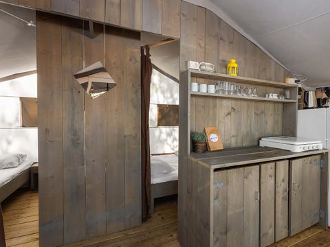 TENTE TOILE ET BOIS 5 personnes - Lanterna - Tente Safari de luxe (5P)