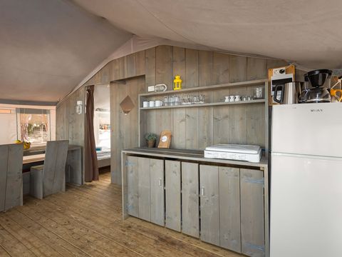 TENTE TOILE ET BOIS 5 personnes - Lanterna - Tente Safari de luxe (5P)