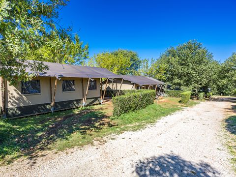 TENTE TOILE ET BOIS 5 personnes - Lanterna - Tente Safari Confort