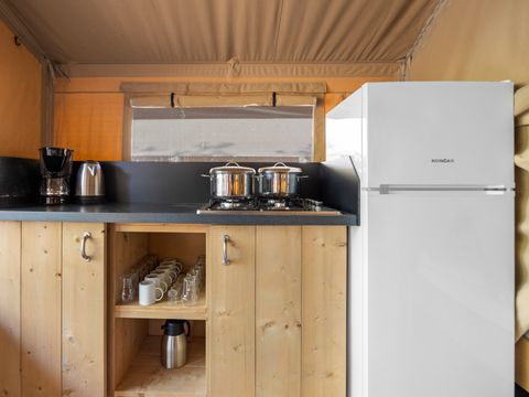 TENTE TOILE ET BOIS 5 personnes - Lanterna - Tente Safari Lodge + air conditionné (5P)