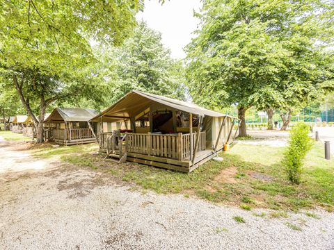 TENTE TOILE ET BOIS 6 personnes - Lanterna - Tente Safari Relax