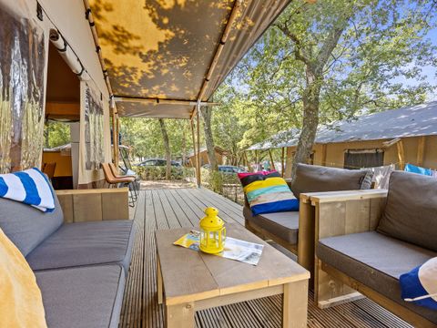TENTE TOILE ET BOIS 5 personnes - Safari tent Lodge