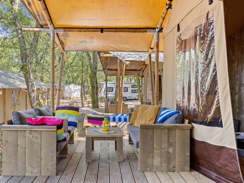 TENTE TOILE ET BOIS 5 personnes - Safari tent Lodge