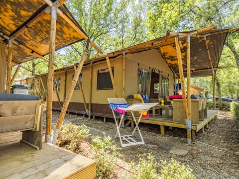 TENTE TOILE ET BOIS 5 personnes - Safari tent Lodge