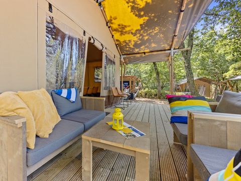 TENTE TOILE ET BOIS 5 personnes - Safari tent Lodge