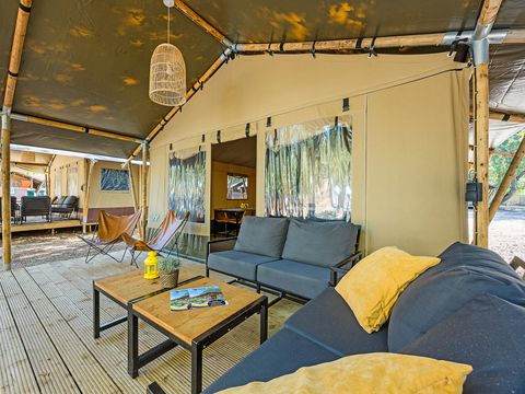 TENTE TOILE ET BOIS 5 personnes - Safari tent Lodge