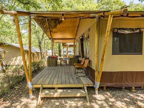TENTE TOILE ET BOIS 5 personnes - Safari tent Lodge