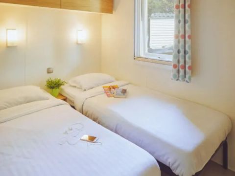 MOBILHOME 6 personnes - Salon Premium avec 3 chambres - cuisine extérieure