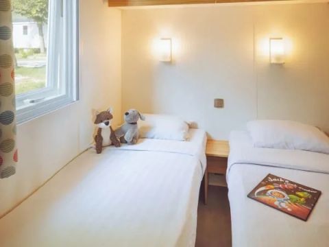 MOBILHOME 6 personnes - Salon Premium avec 3 chambres - cuisine extérieure