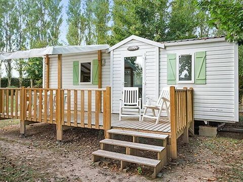 MOBILHOME 4 personnes - Mobil-home | Comfort | 2 Ch. | 4 Pers. | Terrasse surélevée | 2 SDB | Clim.