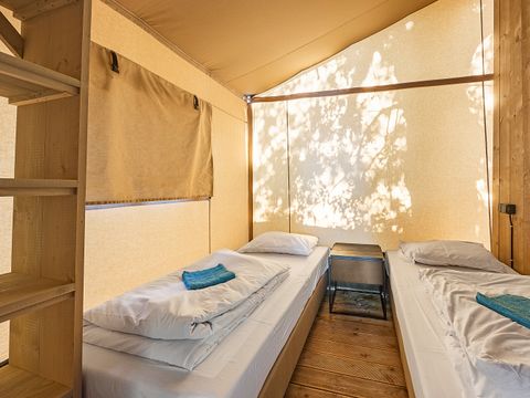 TENTE TOILE ET BOIS 4 personnes - Bijela Uvala - Tente Safari Lodge + air conditionné (6P)