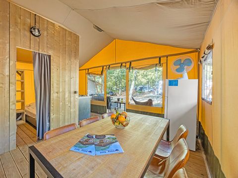 TENTE TOILE ET BOIS 4 personnes - Bijela Uvala - Tente Safari Lodge + air conditionné (6P)