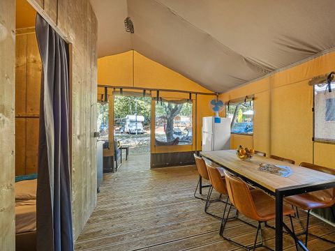 TENTE TOILE ET BOIS 4 personnes - Bijela Uvala - Tente Safari Lodge + air conditionné (6P)