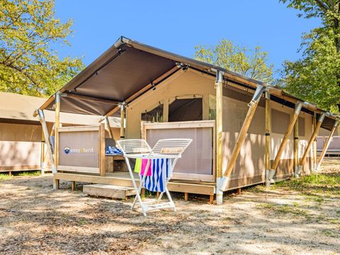 Tente en toile et en bois 4 personnes - Bijela Uvala - Tente Safari Lodge + air conditionné (5P)