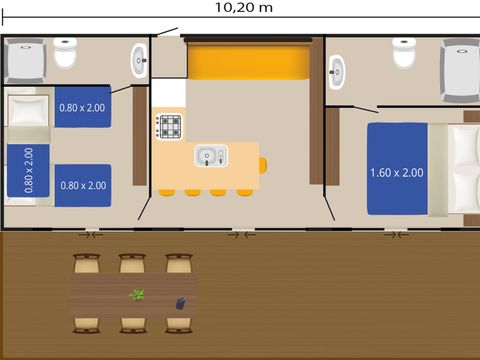 MOBILHOME 4 personnes - Bijela Uvala - Mobile home Pula