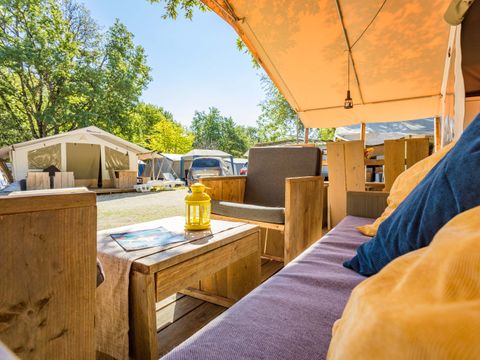 TENTE TOILE ET BOIS 4 personnes - Bijela Uvala - Tente Safari de luxe