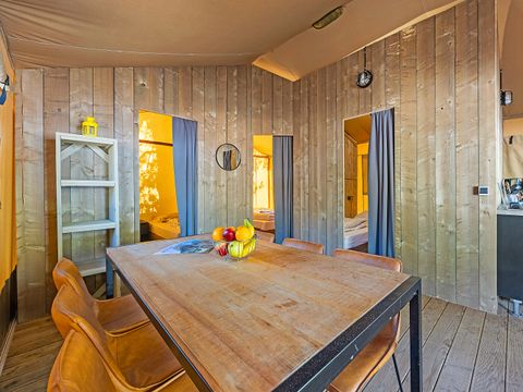 TENTE TOILE ET BOIS 4 personnes - Bijela Uvala - Safari tent Lodge (6P)