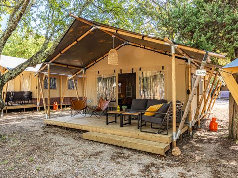 TENTE TOILE ET BOIS 4 personnes - Bijela Uvala - Safari tent Lodge (6P)