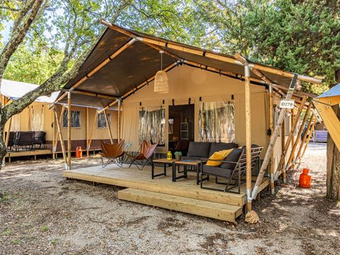 TENTE TOILE ET BOIS 4 personnes - Bijela Uvala - Safari tent Lodge (6P)