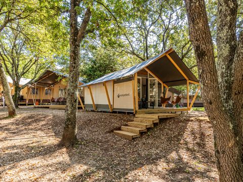 TENTE TOILE ET BOIS 4 personnes - Bijela Uvala - Tente safari Bella Vista + air conditionné (4P)