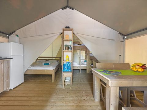 TENTE TOILE ET BOIS 4 personnes - Bijela Uvala - Tente Safari Confort