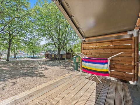 Tente en toile et en bois 4 personnes - Bijela Uvala - Tente Safari Cozy