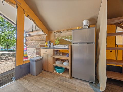 TENTE TOILE ET BOIS 4 personnes - Bijela Uvala - Tente Safari Cozy