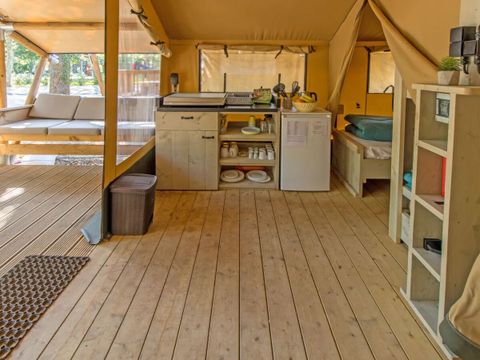 Tente en toile et en bois 5 personnes - Lodgetent Summer