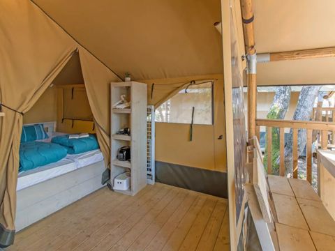 Tente en toile et en bois 5 personnes - Lodgetent Summer
