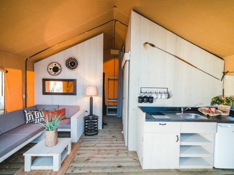 TENTE TOILE ET BOIS 4 personnes - Lodge 4p 2ch **