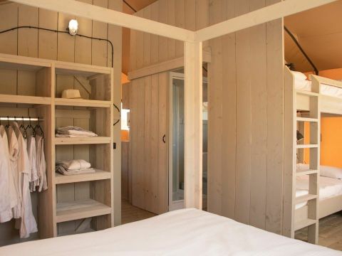 TENTE TOILE ET BOIS 4 personnes - Lodge 4p 2ch **