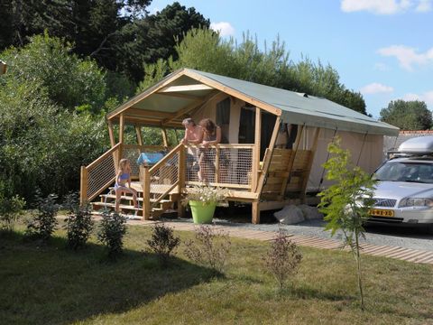 TENTE TOILE ET BOIS 4 personnes - FreeFlower 22m² 2 ch - 1 SDB (2016) 4 pers