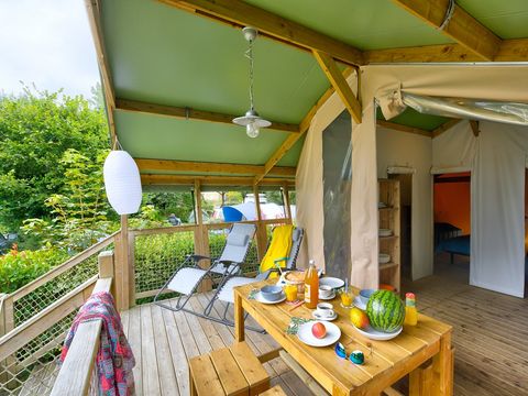TENTE TOILE ET BOIS 4 personnes - FreeFlower 22m² 2 ch - 1 SDB (2016) 4 pers