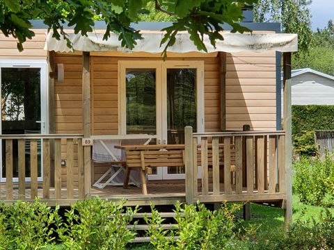 MOBILHOME 4 personnes - Confort - 29m² - 2 chambres - terrasse semi couverte