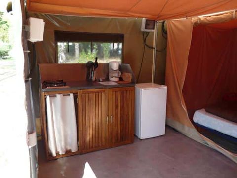 BUNGALOW TOILÉ 4 personnes - Bungalow toilé - 16m² - 2 chambres - sans sanitaires