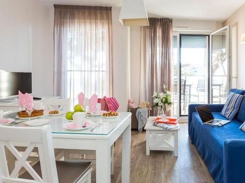 APPARTEMENT 6 personnes - 2 pièces coin nuit 6 personnes (env. 40 à 45 m²) - Côté mer