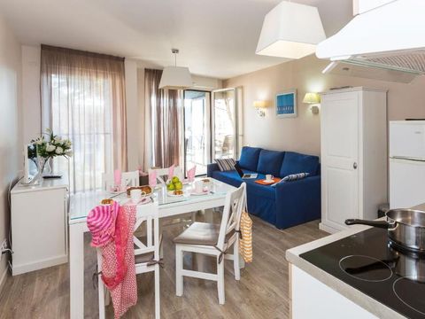 APPARTEMENT 6 personnes - 2 pièces coin nuit 6 personnes (env. 40 à 45 m²) - Côté mer