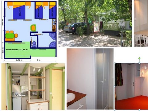 BUNGALOW 4 personnes - ECO (avec micro-onde)
