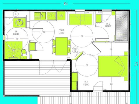 CHALET 4 personnes - PMR