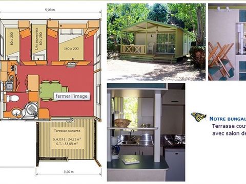 BUNGALOW 5 personnes - MOREA (arrivée mercredi)