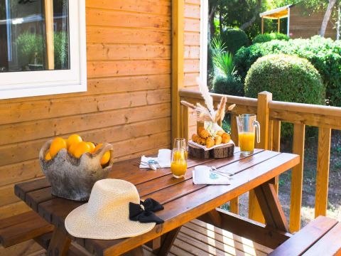 MOBILHOME 6 personnes - 3 Pièces 6 Personnes Climatisé + TV (4 adultes + 2 enfants -12 ans max) (dimanche)