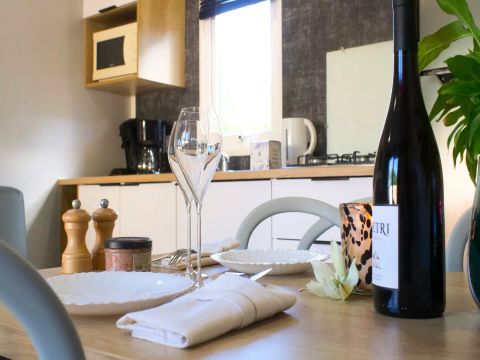 MOBILHOME 6 personnes - 3 Pièces 6 Personnes Climatisé + TV (4 adultes + 2 enfants -12 ans max) (dimanche)