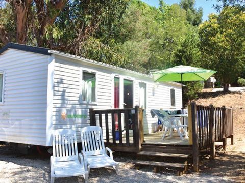 MOBILHOME 6 personnes -  Classic | 3 Ch. | 6 Pers. | Terrasse surélevée non couverte | 1 SDB | Clim.