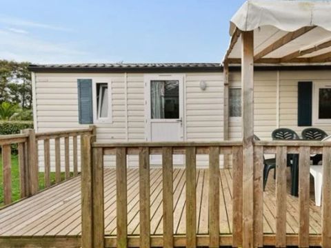 MOBILHOME 6 personnes - Comfort | 3 Ch. | 6 Pers. | Terrasse surélevée | Clim.