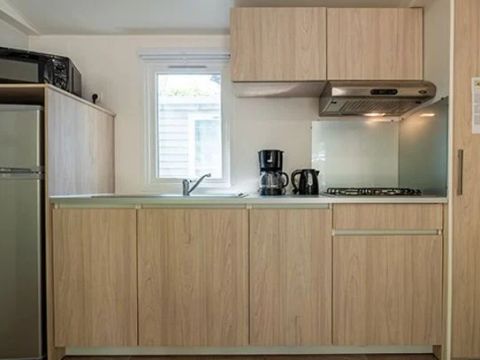 MOBILHOME 6 personnes - Comfort | 3 Ch. | 6 Pers. | Terrasse surélevée | Clim.