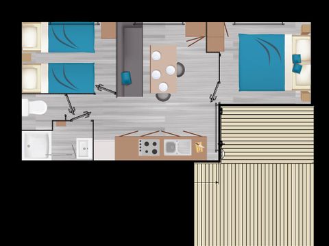MOBILHOME 4 personnes - DECLIK CLIM
