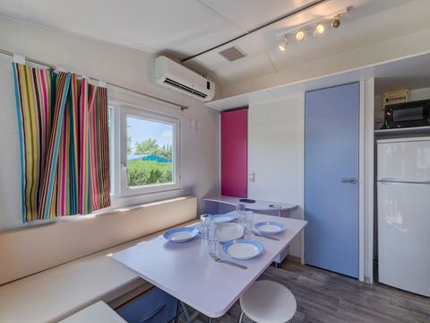MOBILHOME 6 personnes - Classic | 3 Ch. | 6 Pers. | Terrasse surélevée | Clim