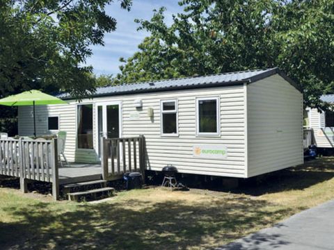 Mobilhome 8 personnes - Classic XL | 3 Ch. | 6/8 Pers. | Terrasse surélevée non couverte | Clim.