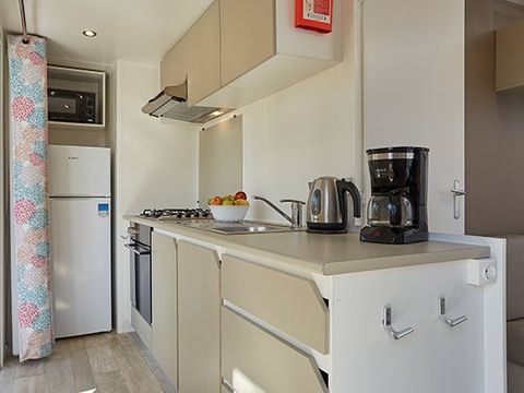 Mobilhome 8 personnes - Comfort XL | 3 Ch. | 6/8 Pers. | Terrasse surélevée | Clim.